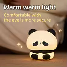Novacart™ Cute Panda Night Light Silicone Soft Lamp