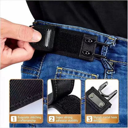 Novacart Elastic Waistband Buckle with Iron Hook Adjustable Tactical Belt Clip