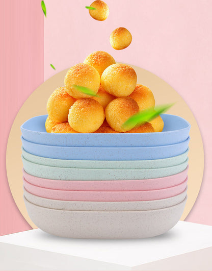 Novacart™ 10pcs Plates Set With Holder (Random Colours)