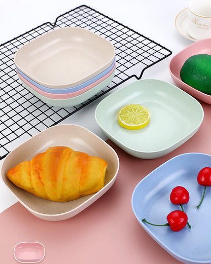 Novacart™ 10pcs Plates Set With Holder (Random Colours)