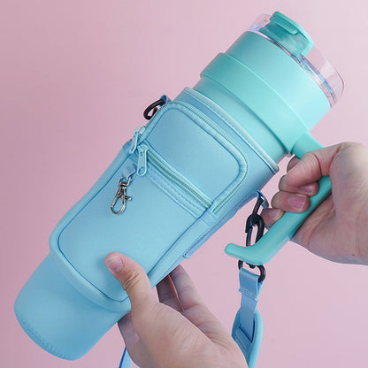 Novacart™ Water Bottle Carrier Bag with Phone Pocket for Stanley