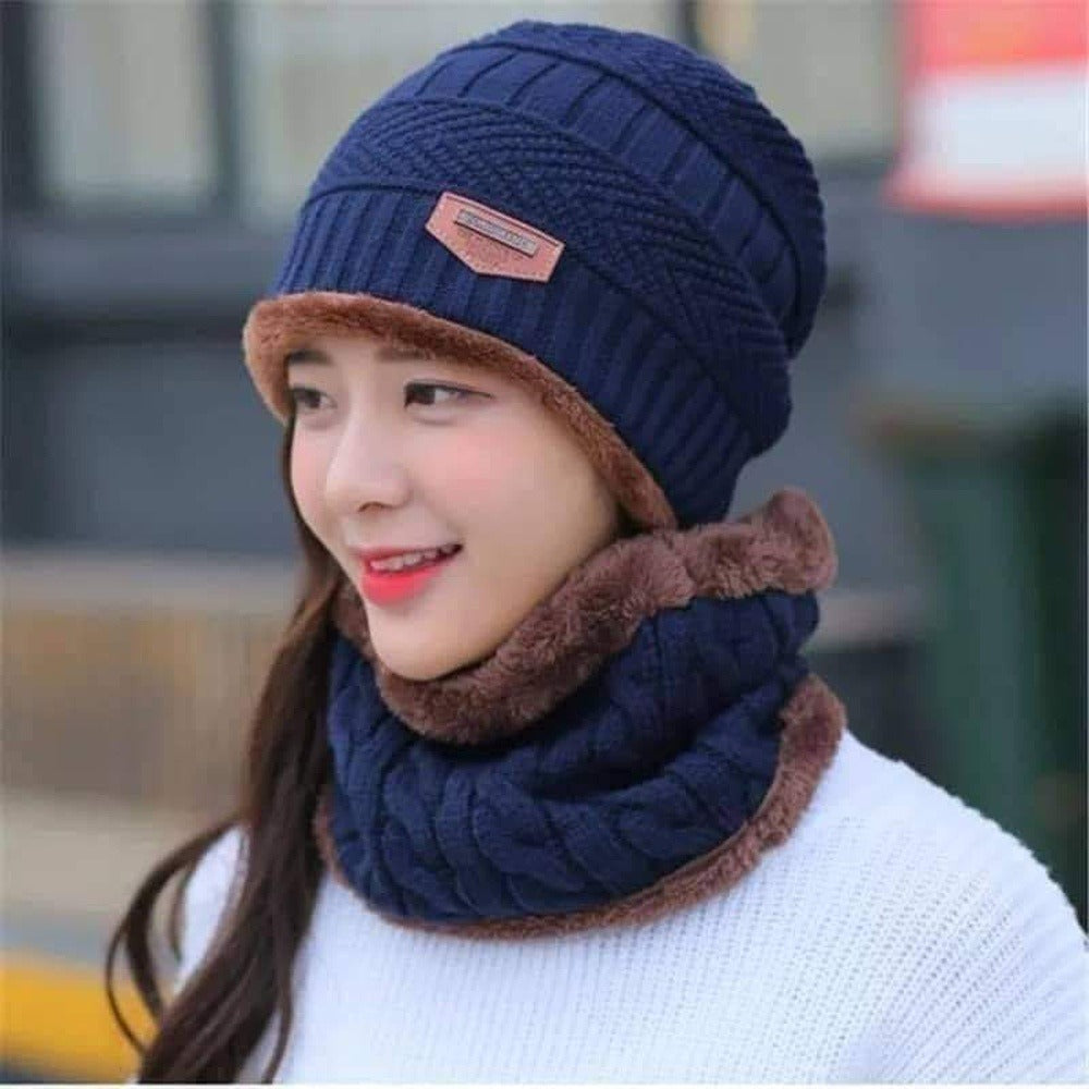 Novacart Wool Cap With Neck Warmer