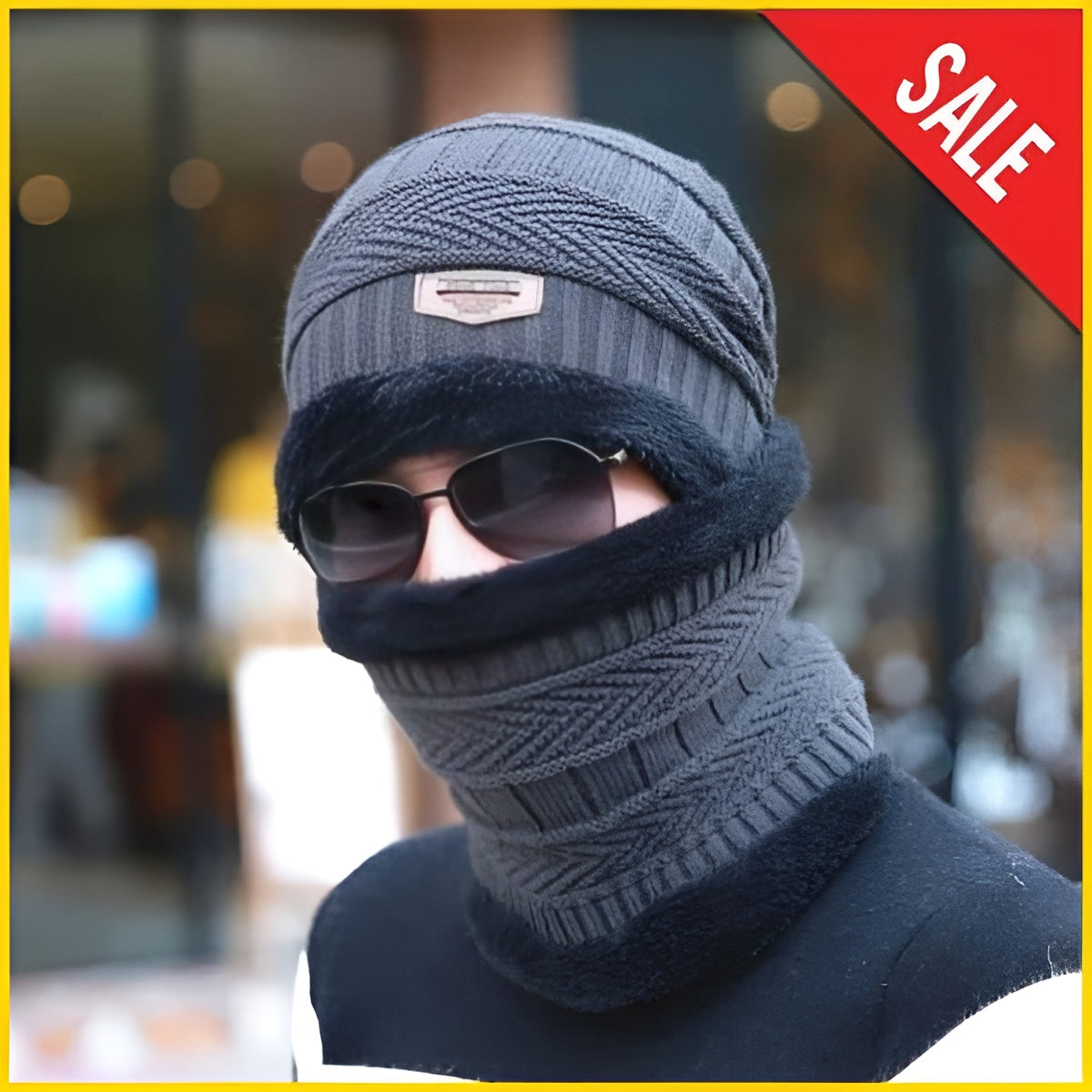 Novacart Wool Cap With Neck Warmer