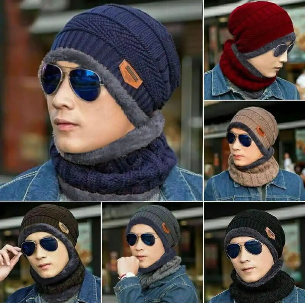 Novacart Wool Cap With Neck Warmer