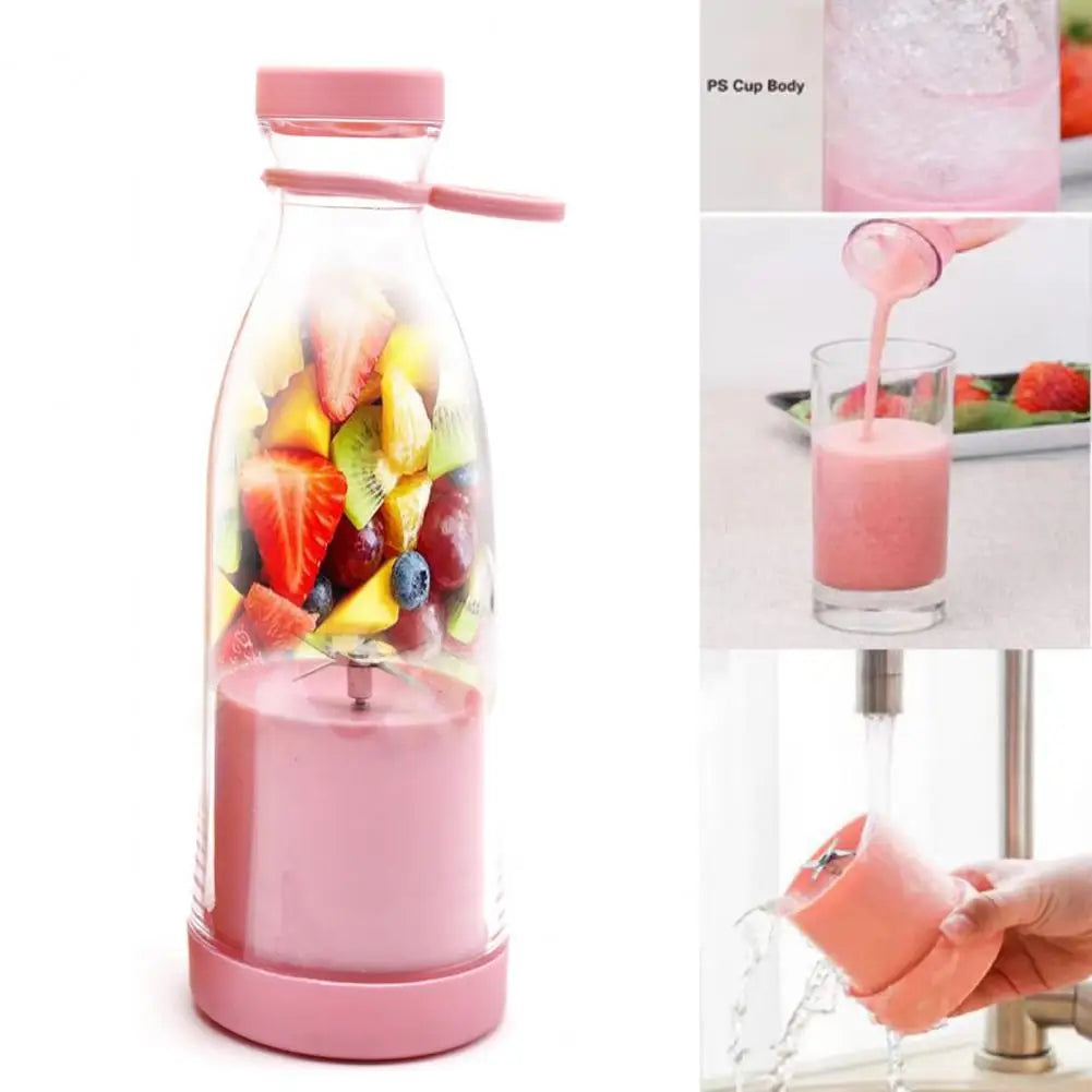 Novacart™ Portable 6 Blades Mini Bottle Juicer | USB Rechargeable
