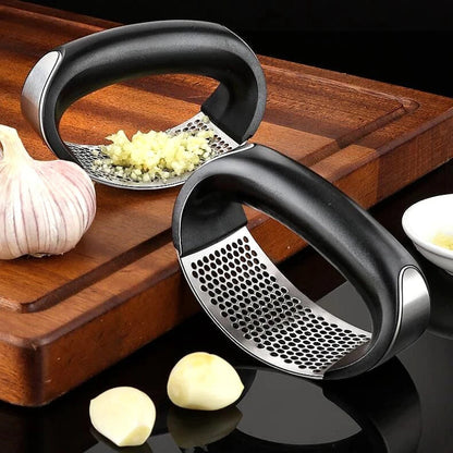 Novacart Stainless Steel Garlic Crusher