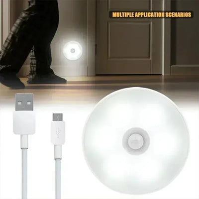 Motion Sensor LED Night Light - Battery Operated, Easy Installation