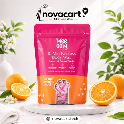 Orange Wax Powder – Hair Free Skin in 10 Mins