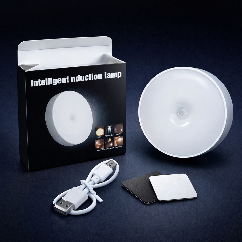 Motion Sensor LED Night Light - Battery Operated, Easy Installation