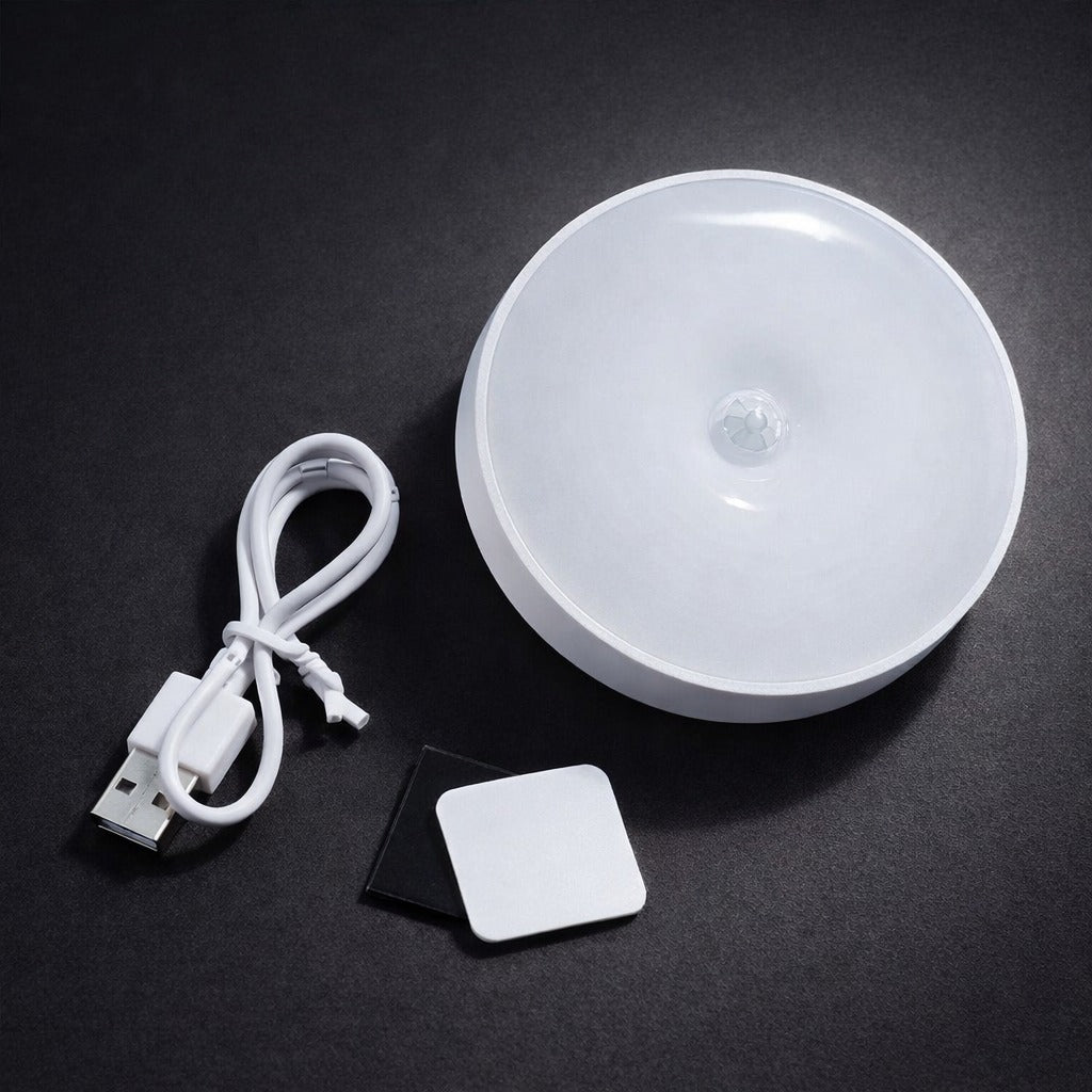 Motion Sensor LED Night Light - Battery Operated, Easy Installation