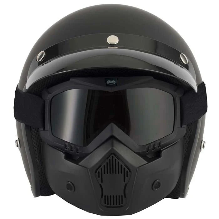 Bike Face Mask with Goggles Dustproof & Smog Filter with Adjustable Strap Winters Special ( Random Color )