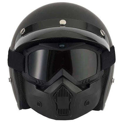 Bike Face Mask with Goggles Dustproof & Smog Filter with Adjustable Strap Winters Special ( Random Color )